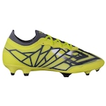 Chuteira Campo Umbro Velocita Alchemist Premier - Adulto Amarelo/Cinza