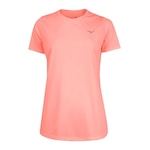 Camiseta Feminina Mizuno Manga Curta Energy Coral