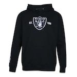 Blusão De Moletom com Capuz New Era Nfl Las Vegas Raiders Fec Core - Masculino PRETO