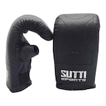 Luvas de Boxe Sutti Sports Treino Bate Saco - Adulto PRETO