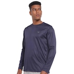 Camiseta Mizuno Manga Longa Energy - Masculina AZUL ESCURO