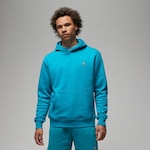 Blusão com Capuz Jordan Nike Brooklyn Fleece - Masculino AZUL