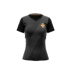 Camiseta do Vasco Cyborg Braziline - Feminino PRETO