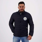 Jaqueta sem Capuz Kappa Padding Manchester City - Masculina AZUL