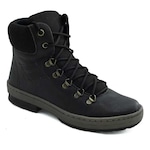 Bota New Face 25604 Coturno Amarrar - Feminina PRETO