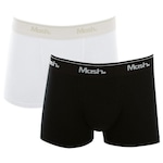 Kit Cuecas Boxer Mash Cotton - 2 Unidades - Infantil PRETO/BRANCO