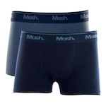 Kit Cuecas Boxer Mash Cotton - 2 Unidades - Infantil AZUL/CINZA ESC