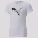 Camiseta Puma Power Graphic - Infantil BRANCO