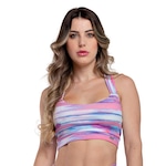 Top Fitness Academia Hoopfit Estampado Fanni - Feminino ESTAMPADO