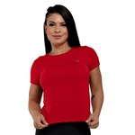 Camiseta Hoop Fit Básica - Feminina VERMELHO