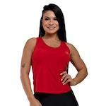 Camiseta Regata Nadador Academia Fitness Hoopfit Básica - Feminina VERMELHO