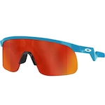 Óculos de Sol Oakley Unissex Resistor Sky Blue/Lentes Prizm Ruby AZUL