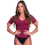 Camisa Térmica MVB Modas Proteção Uv 50+ - Feminina VINHO