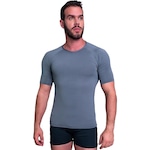 Camisa Térmica MVB Modas Proteção Uv 50 + - Masculina CINZA