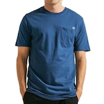 Camiseta Volcom Long Fit Solid Pocket - Masculina AZUL