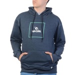 Blusão de Moletom com Capuz Rip Curl Corp Icon - Masculino AZUL ESCURO