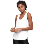 Camiseta Regata Alto Giro Skin Fit - Feminina BRANCO