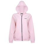 Jaqueta com Capuz Fila Windbreak Basic Run - Feminina ROSA