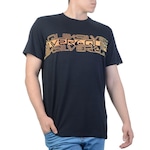 Camiseta Quiksilver Word Block - Masculina PRETO