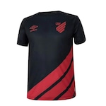 Camisa do Athletico-PR CAP III 23 Masculina Umbro PRETO/VERMELHO