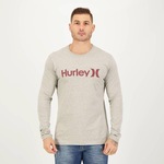 Camiseta Manga Longa  Hurley One e Only CINZA