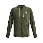 Jaqueta com Capuz Under Armour Ua Rival Terry Lc Fz - Masculina VERDE