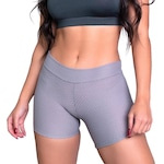 Shorts MVB Modas Textura Bolha - Feminino CINZA