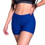 Shorts MVB Modas Textura Bolha - Feminino AZUL