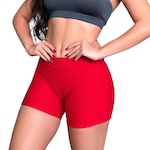 Shorts MVB Modas Textura Bolha - Feminino VERMELHO