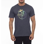 Camiseta Hurley Flower Oversize - Masculina CINZA ESCURO