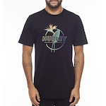 Camiseta Hurley Flower Oversize - Masculina PRETO