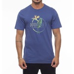 Camiseta Hurley Flower - Masculina AZUL ESCURO