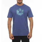 Camiseta Hurley Hexa - Masculina AZUL ESCURO