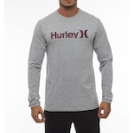 Camiseta Manga Longa Hurley O&O Solid - Masculina CINZA