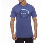 Camiseta Hurley Metric - Masculina AZUL ESCURO