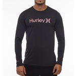 Camiseta Hurley Surf One&Only Manga Longa - Masculina PRETO