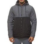 Jaqueta com Capuz Hurley Block Oversize - Masculina PRETO