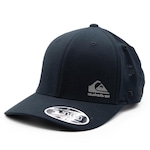 Boné Aba Curva Quiksilver Hibrid Reflective Night - Strapback - Adulto PRETO