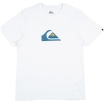 Camiseta Quiksilver Comp Logo Plus Size - Masculina BRANCO