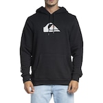 Blusão de Moletom com Capuz Quiksilver Canguru Comp Logo Plus Size - Masculino PRETO