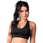 Top Fitness MVB Modas Suplex Nadador - Feminino PRETO