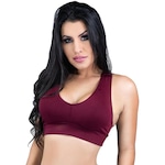 Top Fitness MVB Modas Suplex Nadador - Feminino VINHO