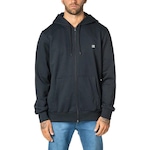 Jaqueta de Moletom com Capuz Billabong Aberto All Day Zip II Plus Size - Masculina PRETO