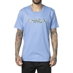 Camiseta RVCA Big Floral - Masculina AZUL