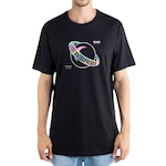 Camiseta Lost Saturn Metaverse - Masculina PRETO