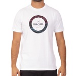 Camiseta Rip Curl Circle 10M Filter - Masculina BRANCO