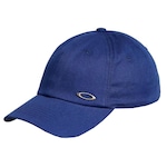 Boné Aba Curva Oakley Ellipse Metal 6 Panel Dark Blue - Strapback - Adulto AZUL