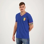 Camiseta Itália Retro Vintage Edition - Masculina AZUL