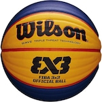 Bola de Basquete Wilson Fiba 3x3 Azul/Amarelo