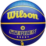 Bola de Basquete Wilson NBA Player Icon Curry Azul/Amarelo